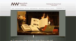 Desktop Screenshot of memoryworkspublishing.com