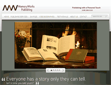 Tablet Screenshot of memoryworkspublishing.com